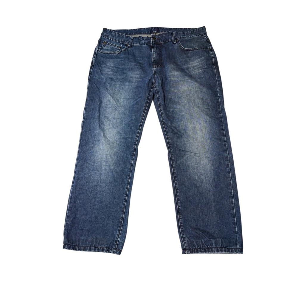 Vintage Trussardi Jeans Mens Blue Denim Straight Leg Pants‎ Size 36x32